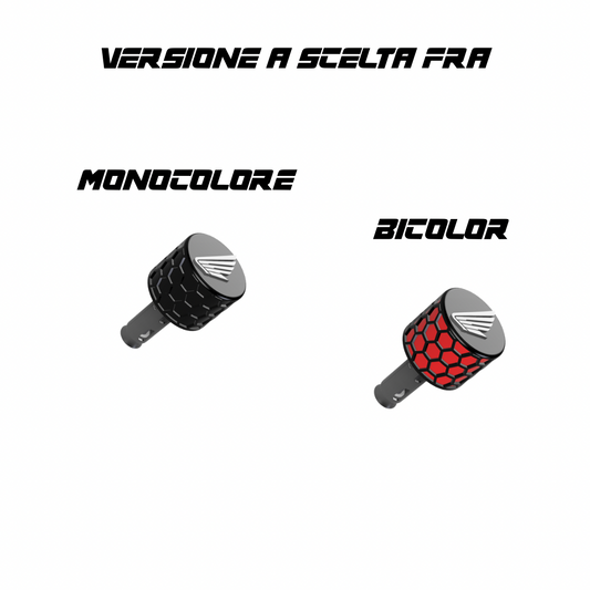 Tamponi manubrio Honeycomb Series bicolore AetherForge 3D 2