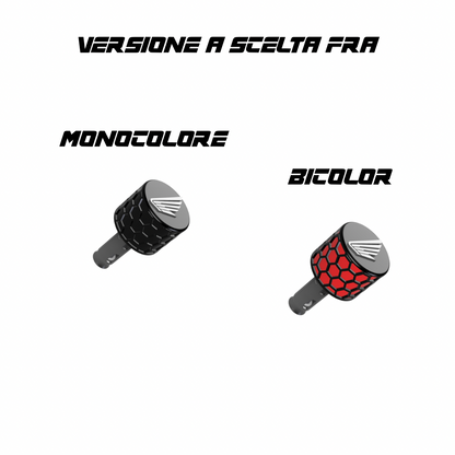 Tamponi manubrio Honeycomb Series bicolore AetherForge 3D 2
