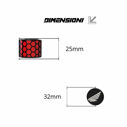 Tamponi manubrio Honeycomb Series bicolore AetherForge 3D 3

